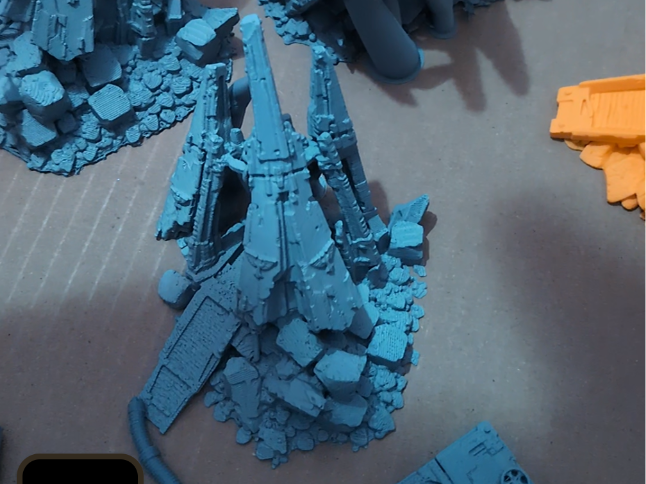 Set of wrecked escape pods - 1