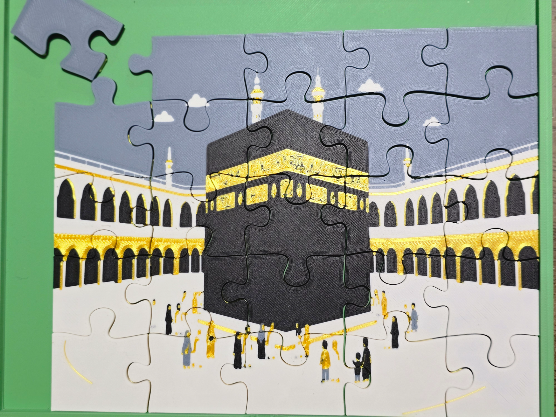 Kaaba Puzzle & Storage Box