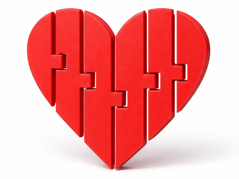 Articulated Fidget Heart.