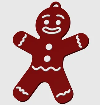Gingerbread Man Ornament