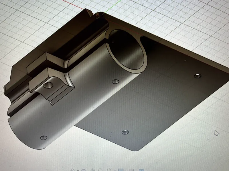 Mounting bracket for Cleva Vacmaster Cardio54 Fan