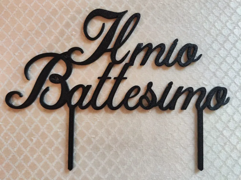 Il mio Battesimo (Decorazioni Torta)