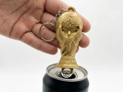 World Cup Trophy Can Tab Opener/Soda Puller