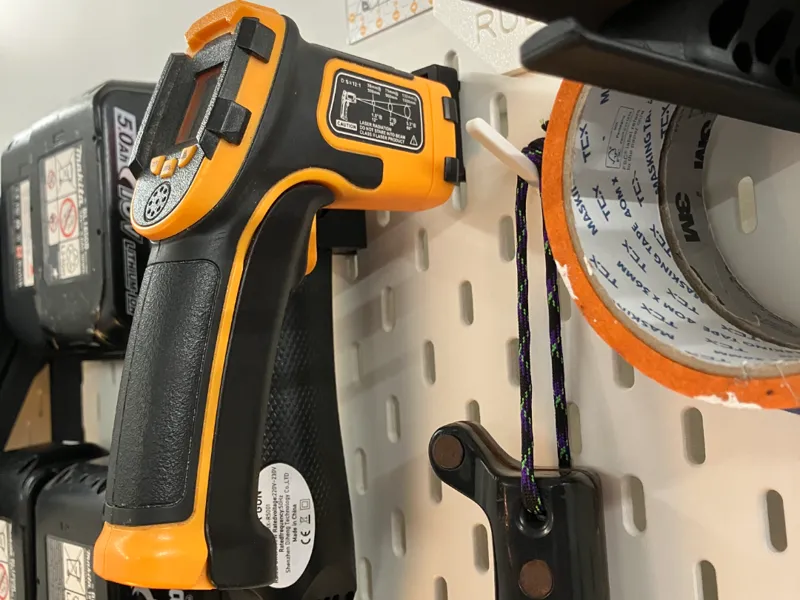 Infrared Thermometer - IKEA Skådis Mount