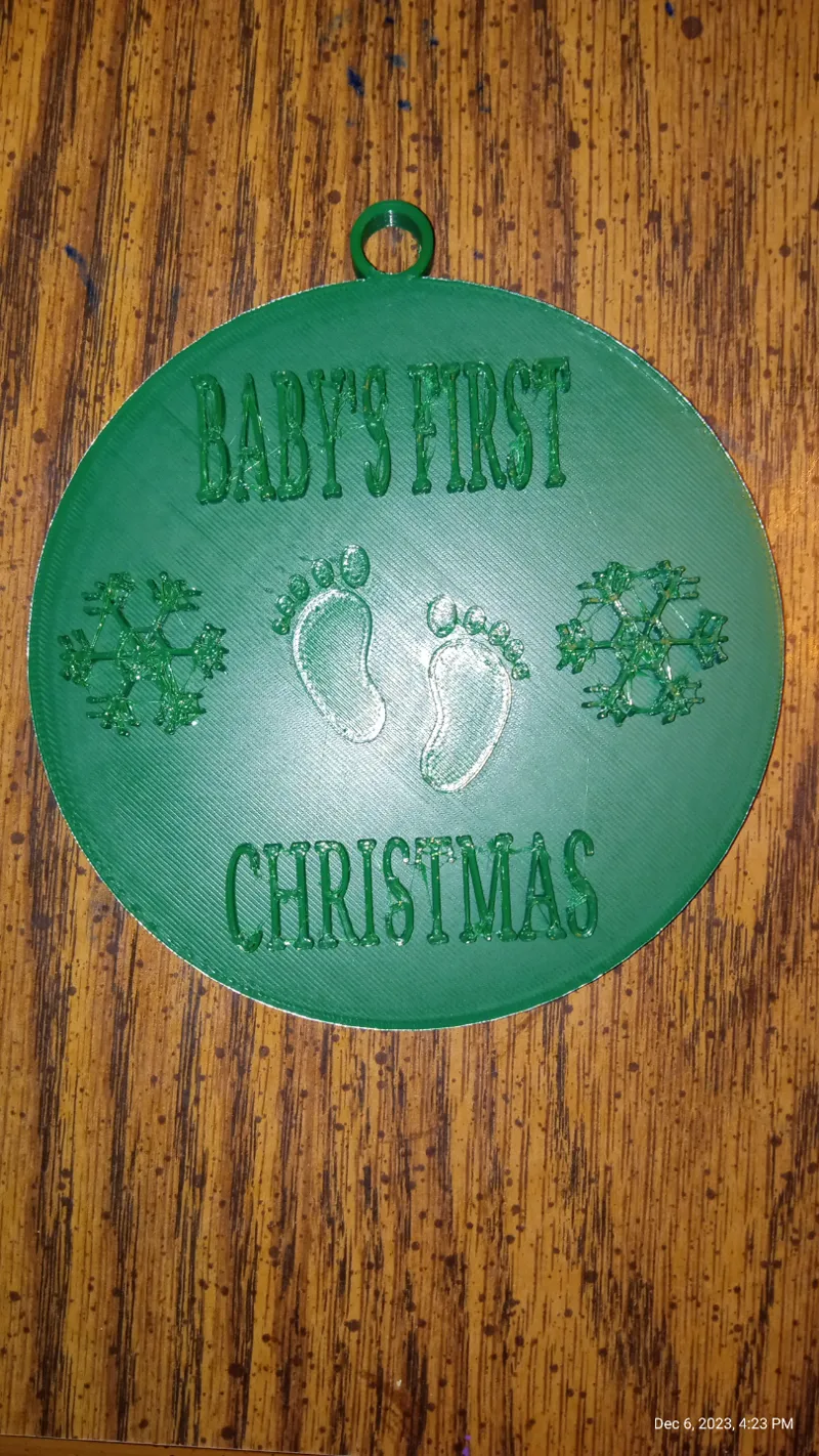 Baby First Christmas Ornament