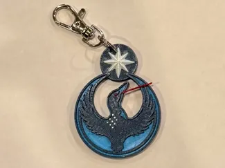Minnesota Rebel Loon Keychain