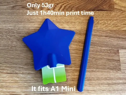 Compact, Fast-Print Magic Wand, fits A1 Mini