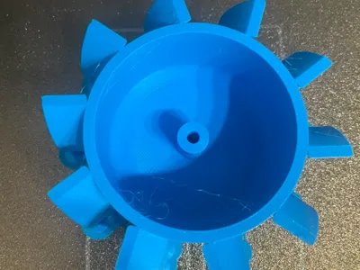 Bathroom extractor fan blade