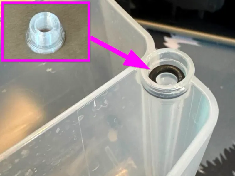 Jura Milk Cleaner Container Hose Gasket