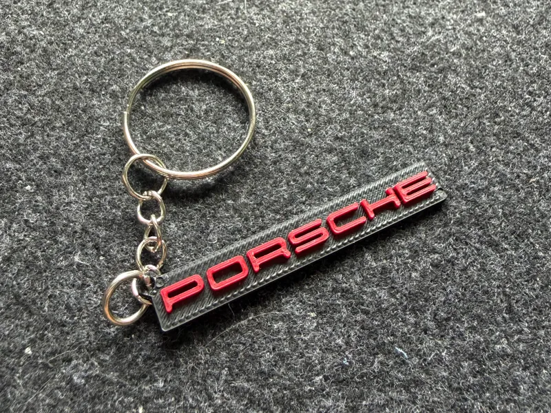 Premium Porsche Keychain