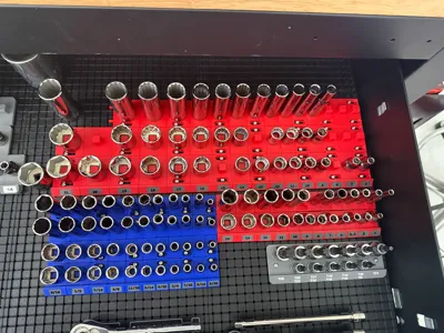 Grid10 3/8" Expandable Socket Organizer