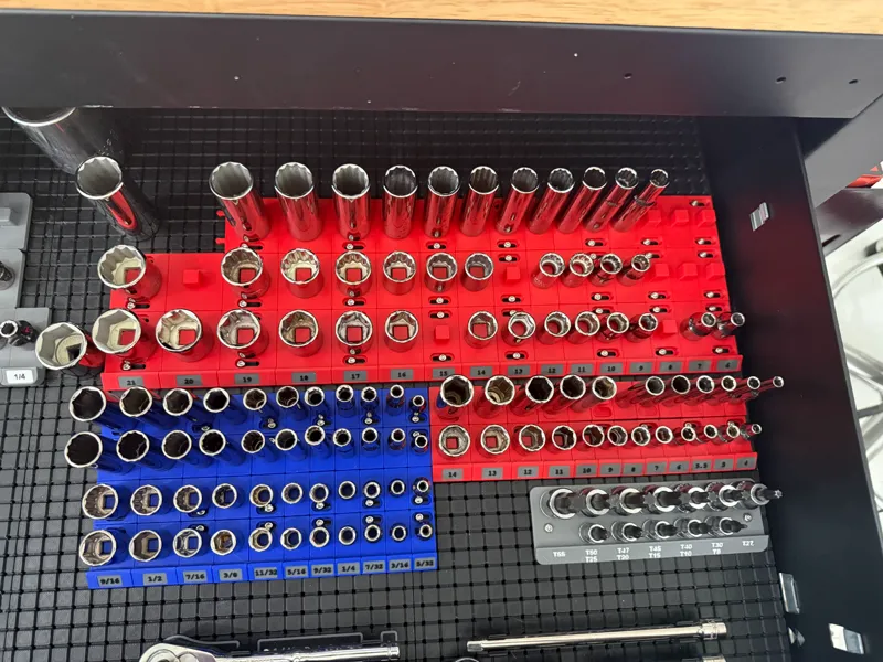 Grid10 3/8" Expandable Socket Organizer