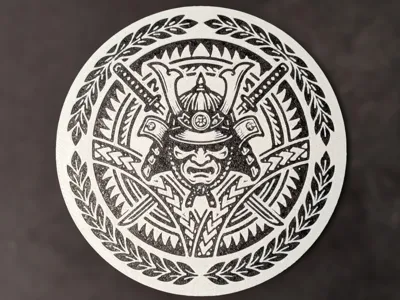 Samoan Samurai Fusion Emblem (HueForge)
