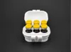Compact 3ml vial storage with secure lid