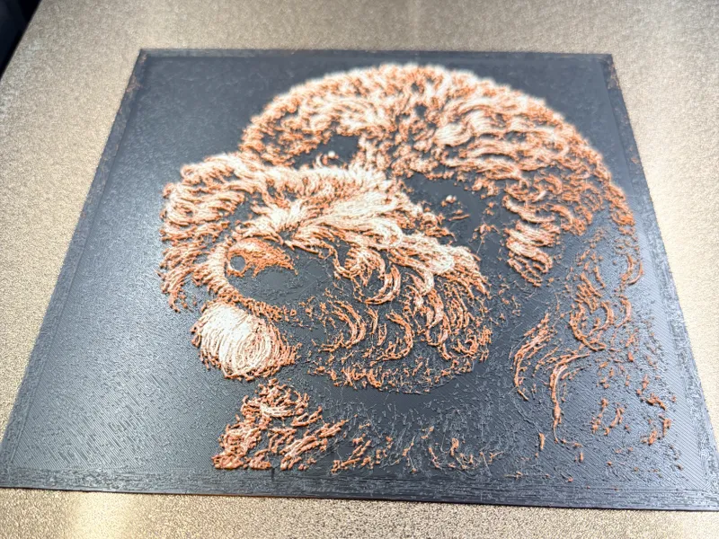 Goldendoodle Hueforge