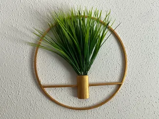 Wand Dekoration - Kreis - Pflanze