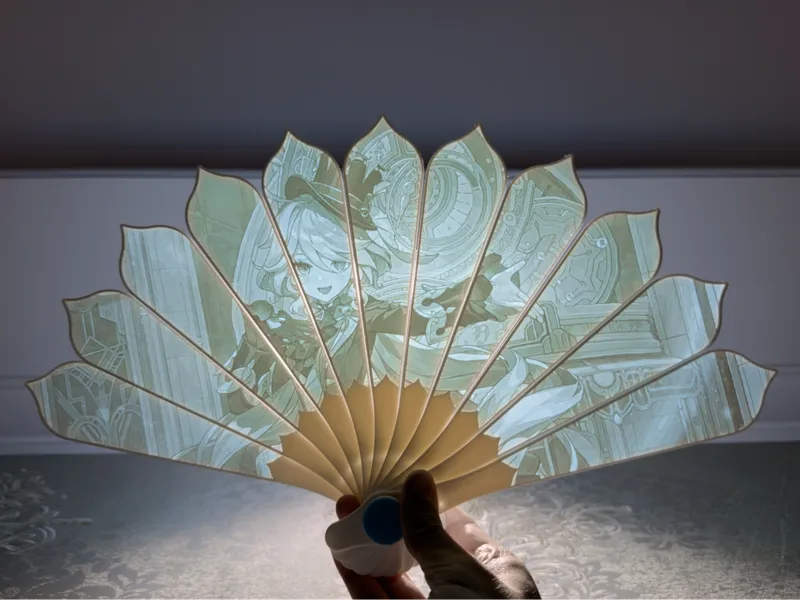（手动换色/AMS）芙宁娜双色折扇&芙宁娜夜光折扇