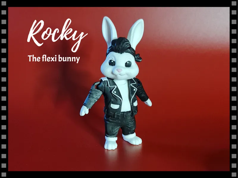 Rocky, the flexi bunny
