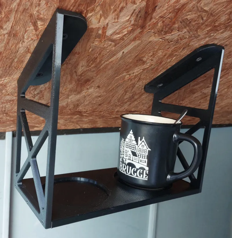 Balkon Kaffee Tassen Ablage
