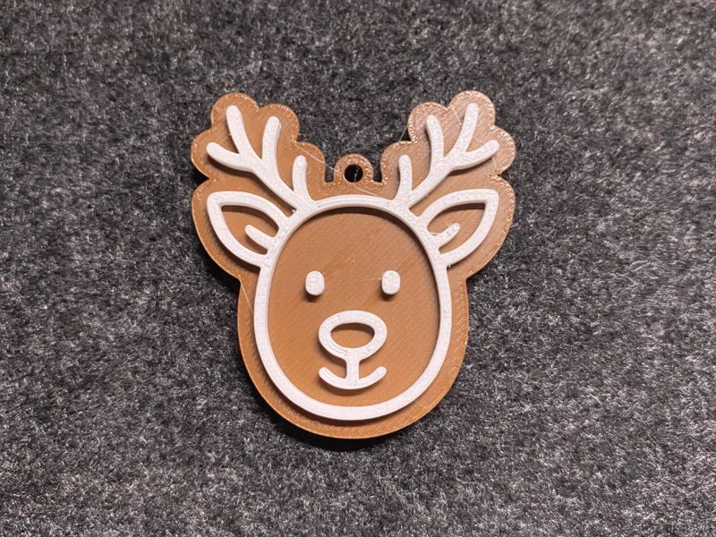 Deer Gingerbread for christmas tree