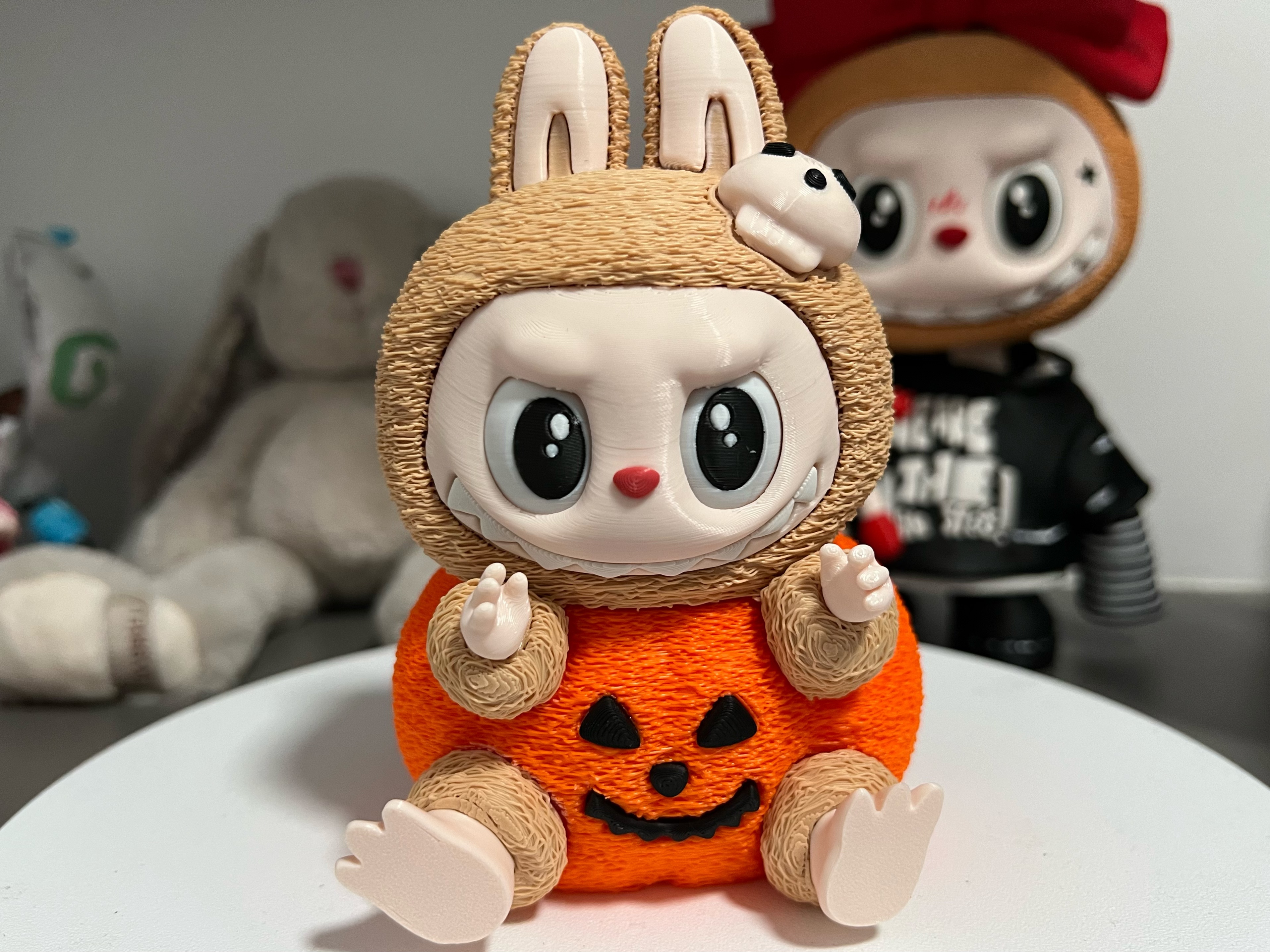 Labubu ラブブ　ハロウィン Sitting Pumpkin Authentic Labubu Halloween Sitting Pumpkin US Seller Verify On Pop
