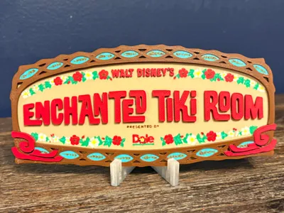 Enchanted Tiki Room Attraction Sign