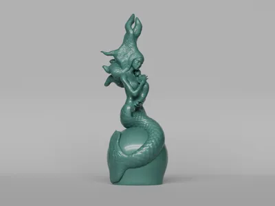 Mother Day - Mermaid Mother & Child Figurine