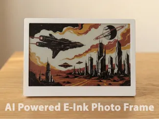 AI powered E-ink display photo frame 7.3'' (color)