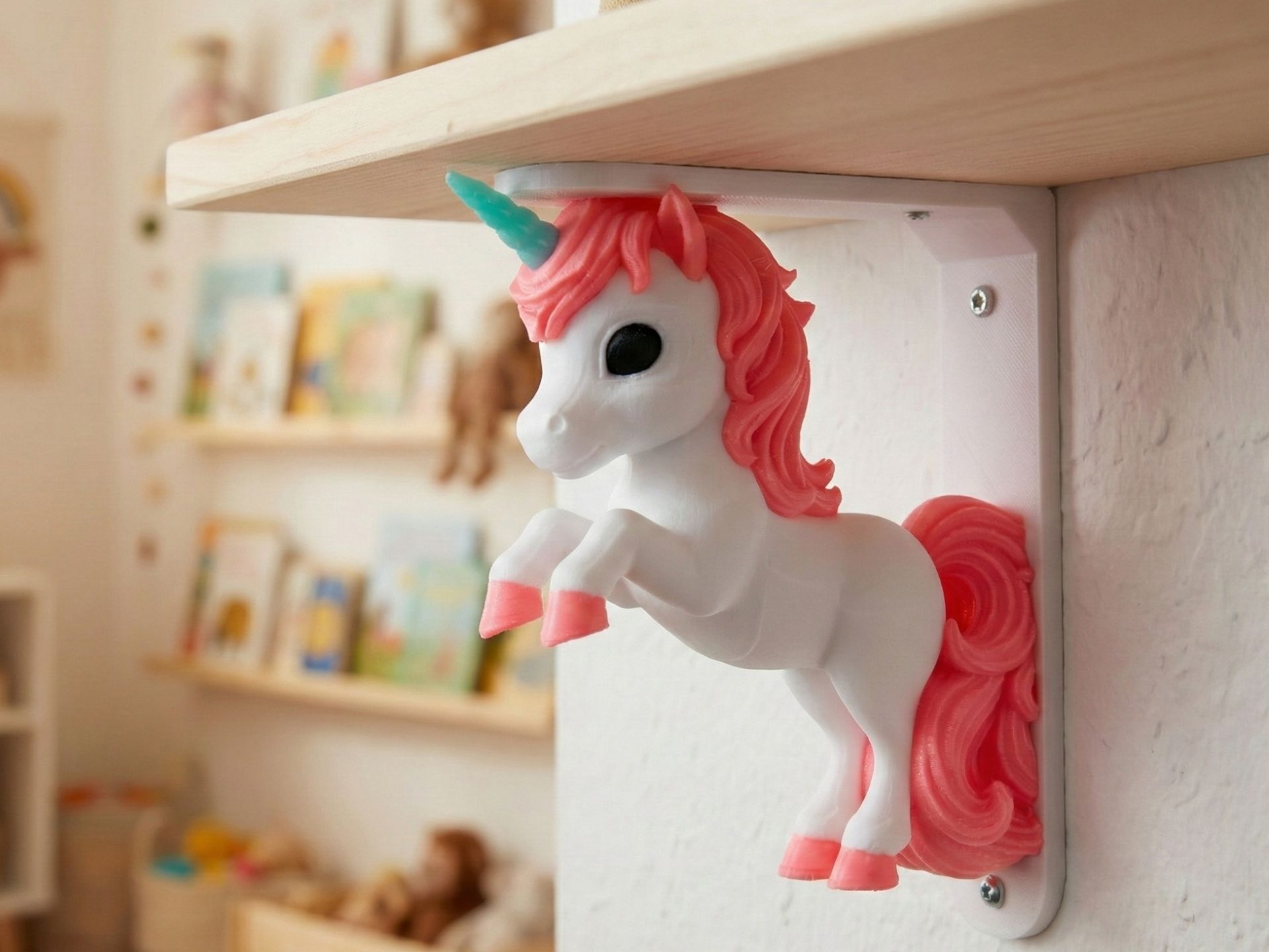 Unicorn shelf bracket
