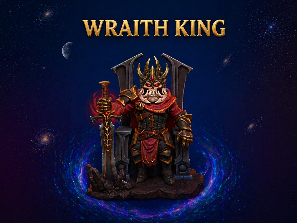 DOTA 2 WRAITH KING ARCANA CHIBI STYLE
