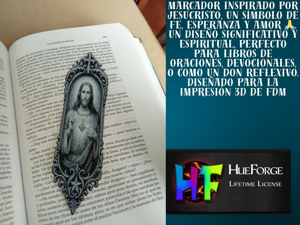 Marcapáginas inspirado en Jesucristo