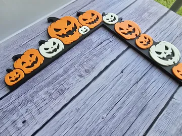 Accesorio de iluminación decorativa: Jack-o-Lantern Door/Frame Corner Decor — vista de referencia 5