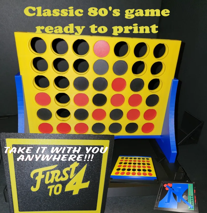First to 4 (Based on the 80's game Connect 4)