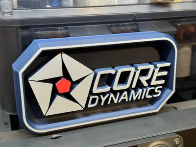 Core Dynamics Plaque - Elite Dangerous