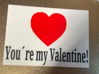 Valentinstag Karte