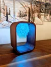 Custom Cable Management and Transparent Lampshade
