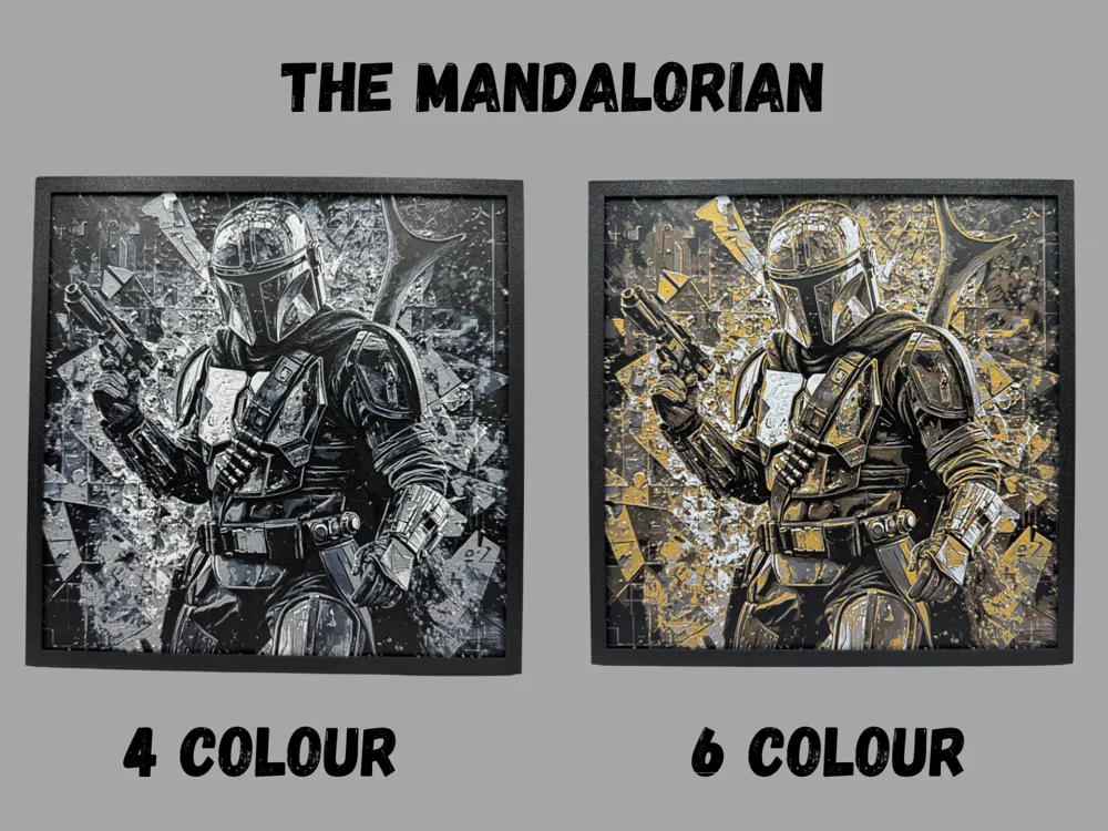 The Mandalorian - Star Wars Hueforge