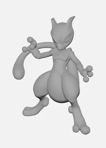Mewtwo Pokémon - Free 3D Print Model - MakerWorld