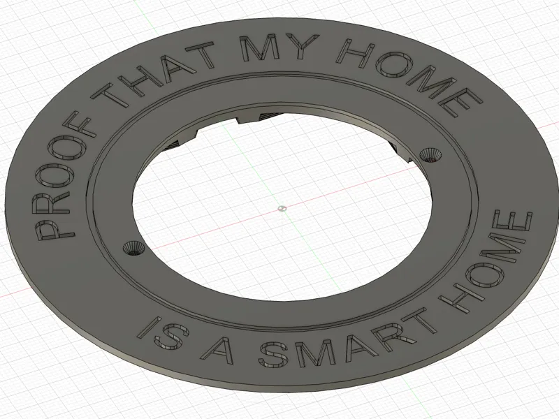 Home Assistant Voice PE - Arc Reactor Mod - Cover