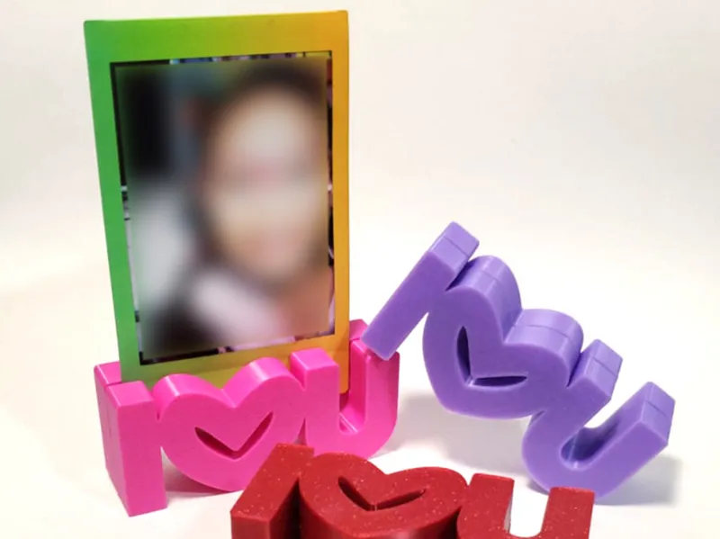 I  Love U Photo Holder