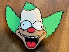 Krusty the clown Wall Art NO AMS MULTIPART