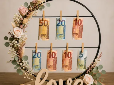 Wedding Money Ring – Gift with Money Holder