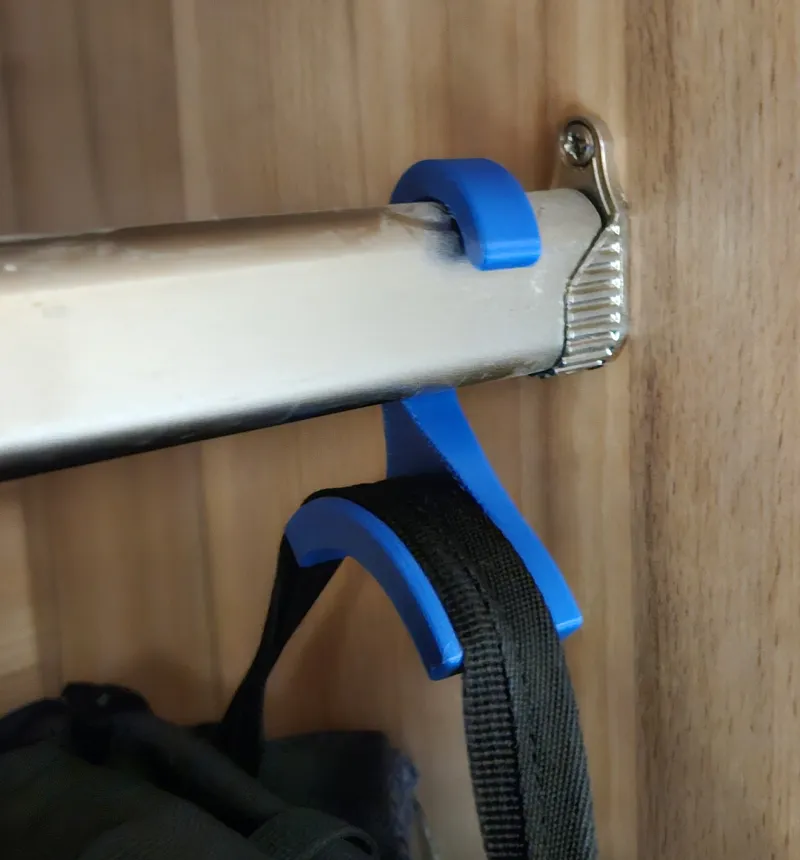 Backpack Hanger for Clothes Rack