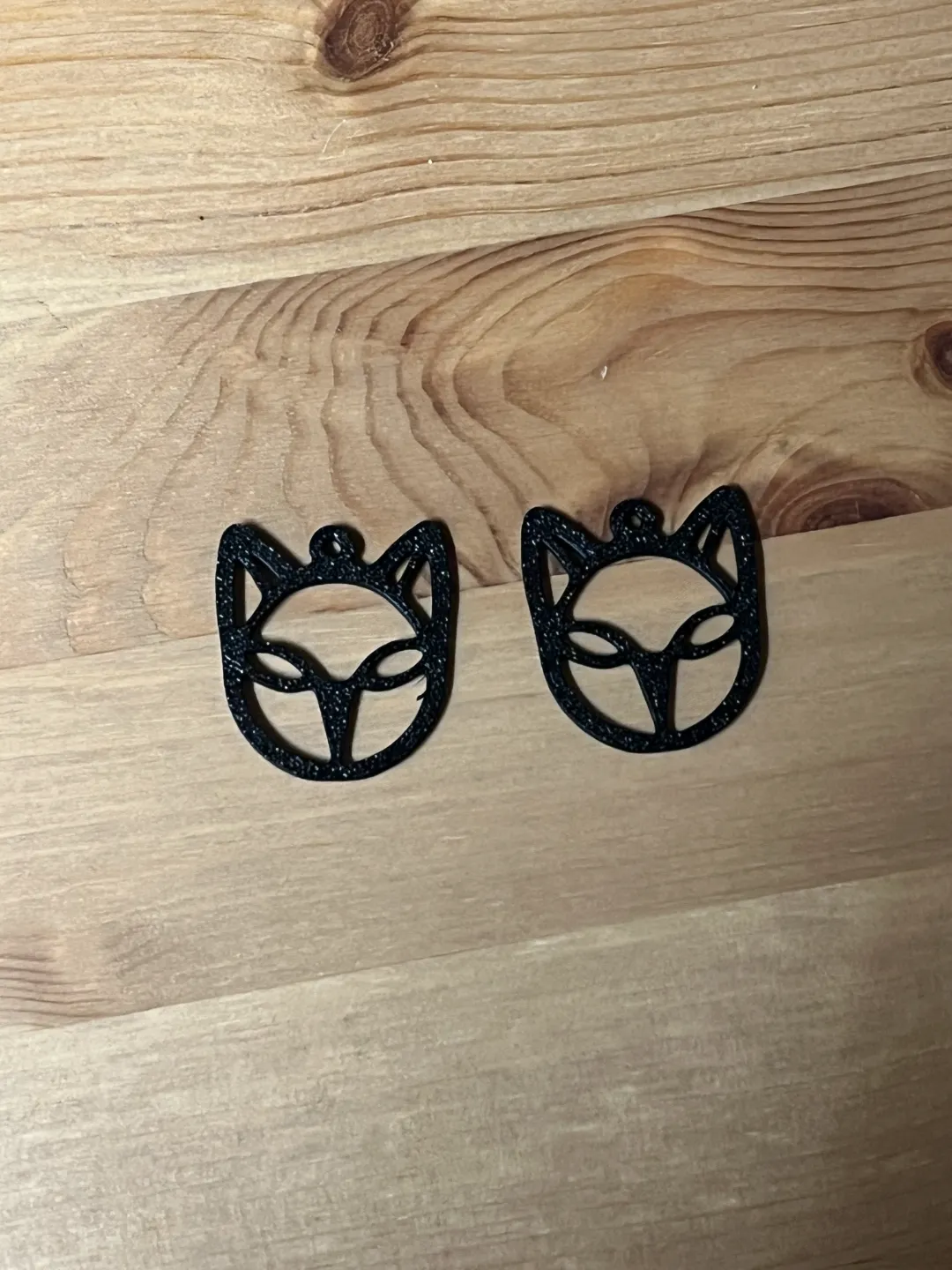 cat earrings view 2