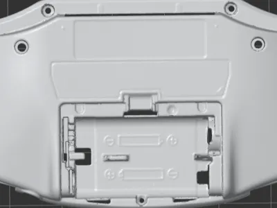 Gameboy advance back shell