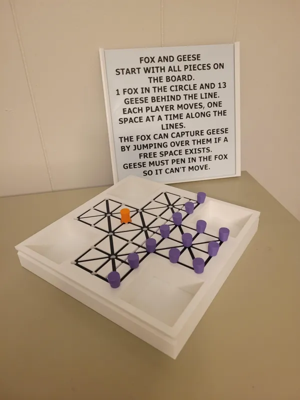 Fox and Geese game