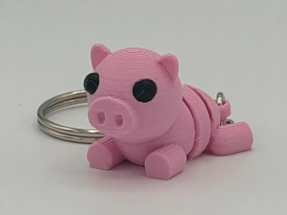 Articulating Pig Fidget [FLEXI SERIES X] - Free 3D Print Model - MakerWorld