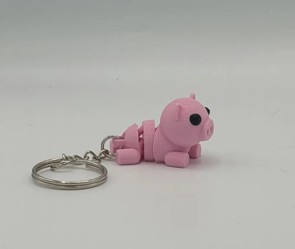 Articulating Pig Fidget [FLEXI SERIES X] - Free 3D Print Model - MakerWorld