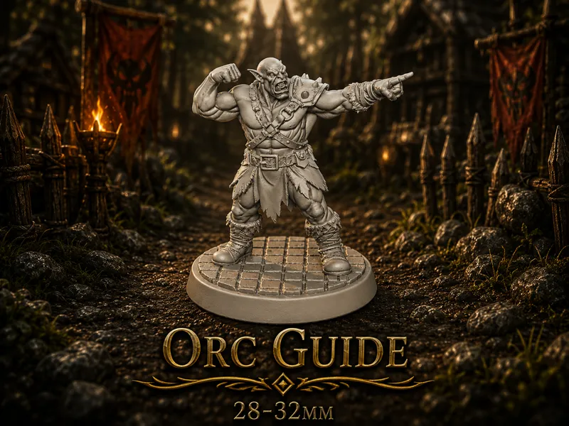 Orc Guide - DnD Miniature