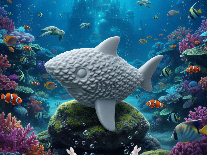 Requin tricot mignon